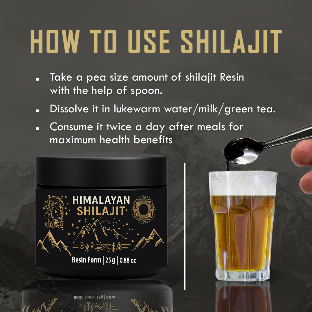 How to use Pure Himalayan Shilajit Resin UK