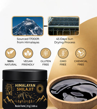 Pure Himalayan Shilajit Resin uk with Box sun dried shilajit