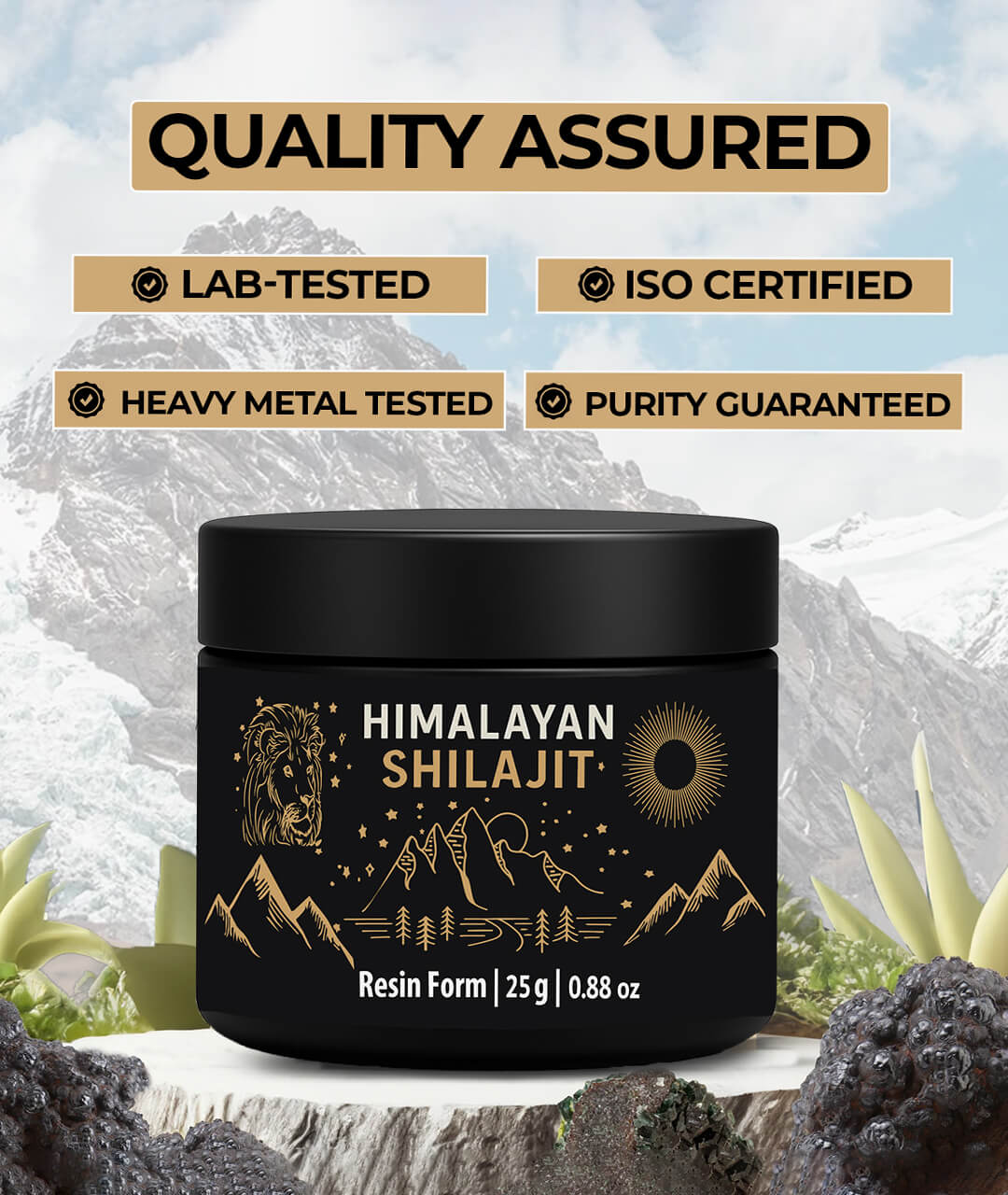Quality assured Pure Himalayan Shilajit Resin UK