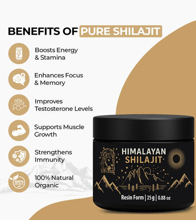 shilajit benefits Pure Himalayan Shilajit Resin UK