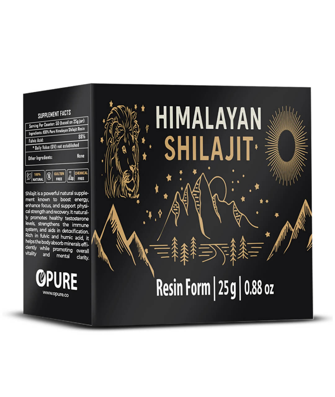 shilajit box of Pure Himalayan Shilajit Resin UK
